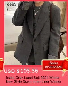 Double-Breasted Lapel Blazer