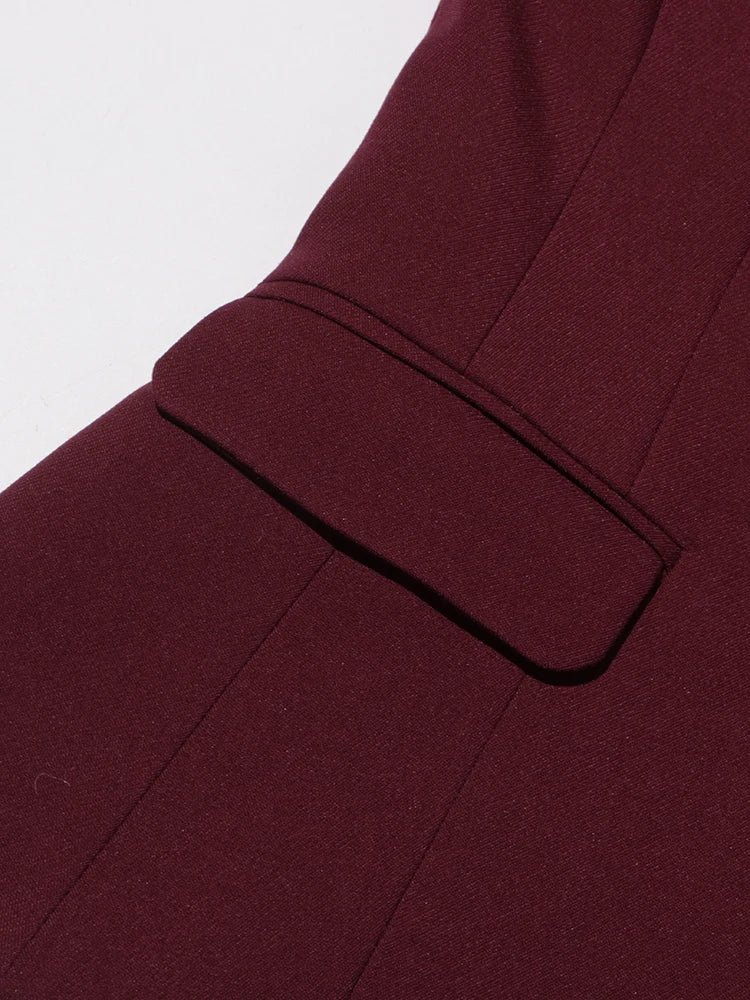 Scarf Collar Patchwork Jacket