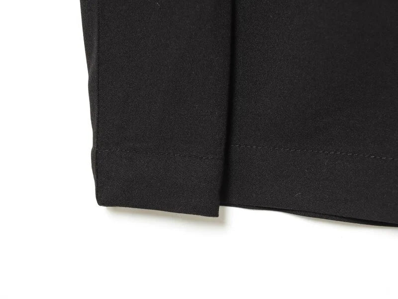 Wide Leg Pleated Trousers