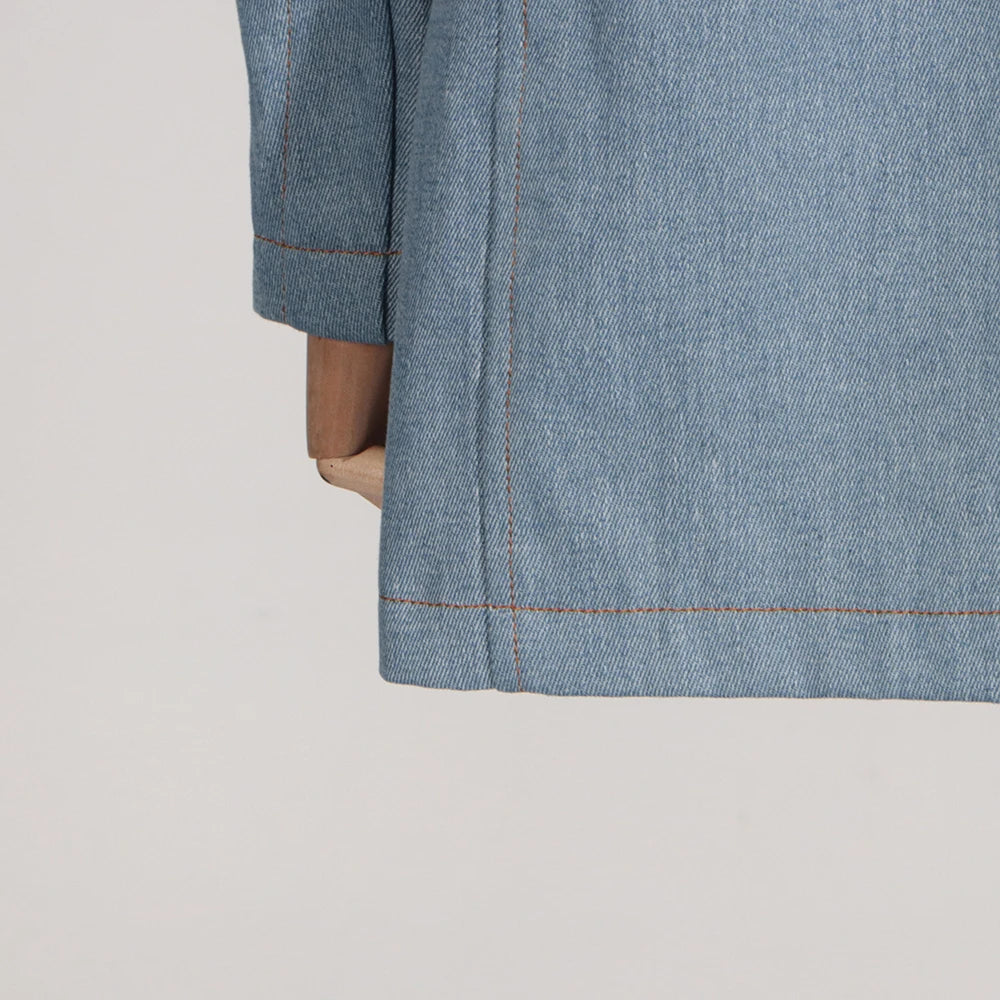 Minimalist Lapel Button Jacket