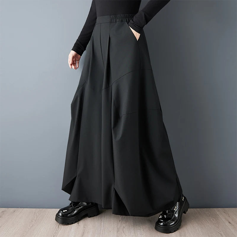 Vintage Oversized Wide-Leg Trousers