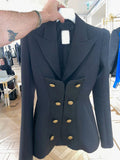 Double-Breasted Lapel Blazer