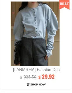 Drawstring High-Waist Wide-Leg Trousers