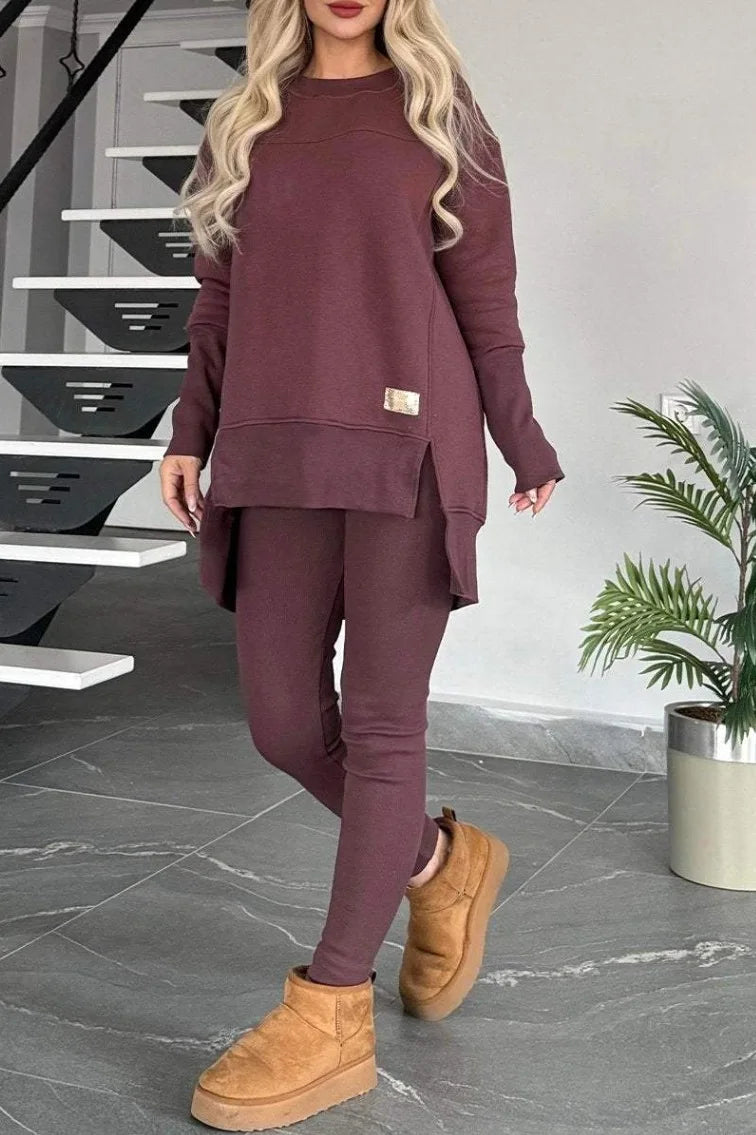 Hoodie & Slim-Leg Trousers Set