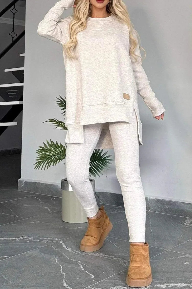 Hoodie & Slim-Leg Trousers Set