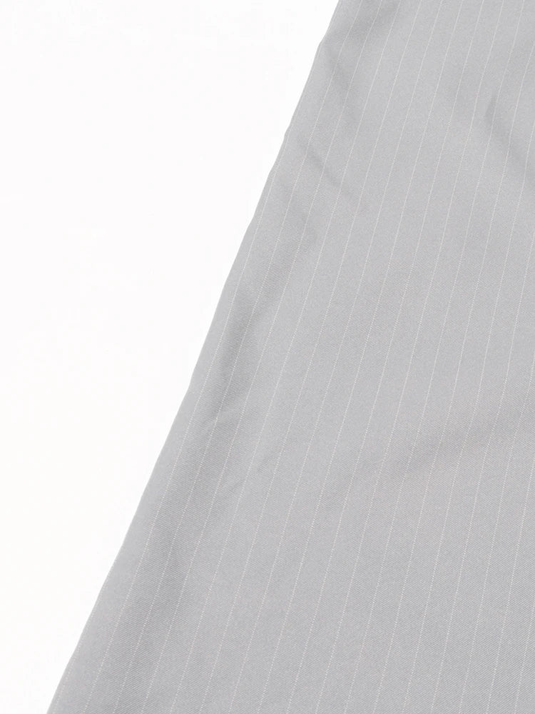 Strapless Hollow-Out Top & Wide-Leg Trousers Set