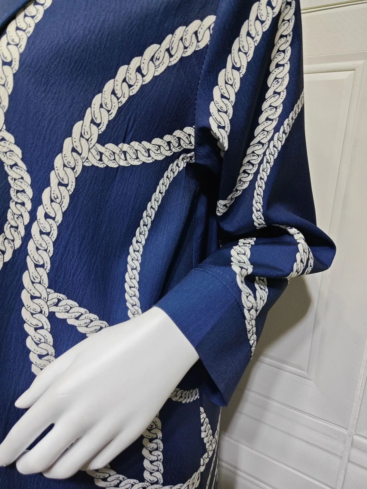 Abaya Cardigan & Wide-Leg Trousers Set