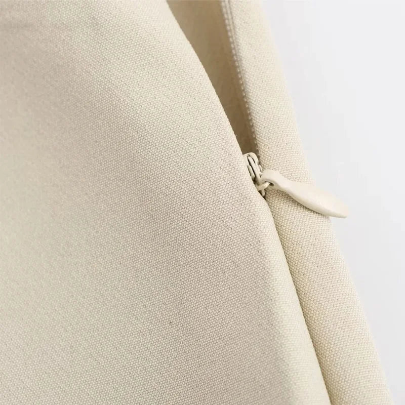 High-Waist Pleated Fluid Wide-Leg Trousers