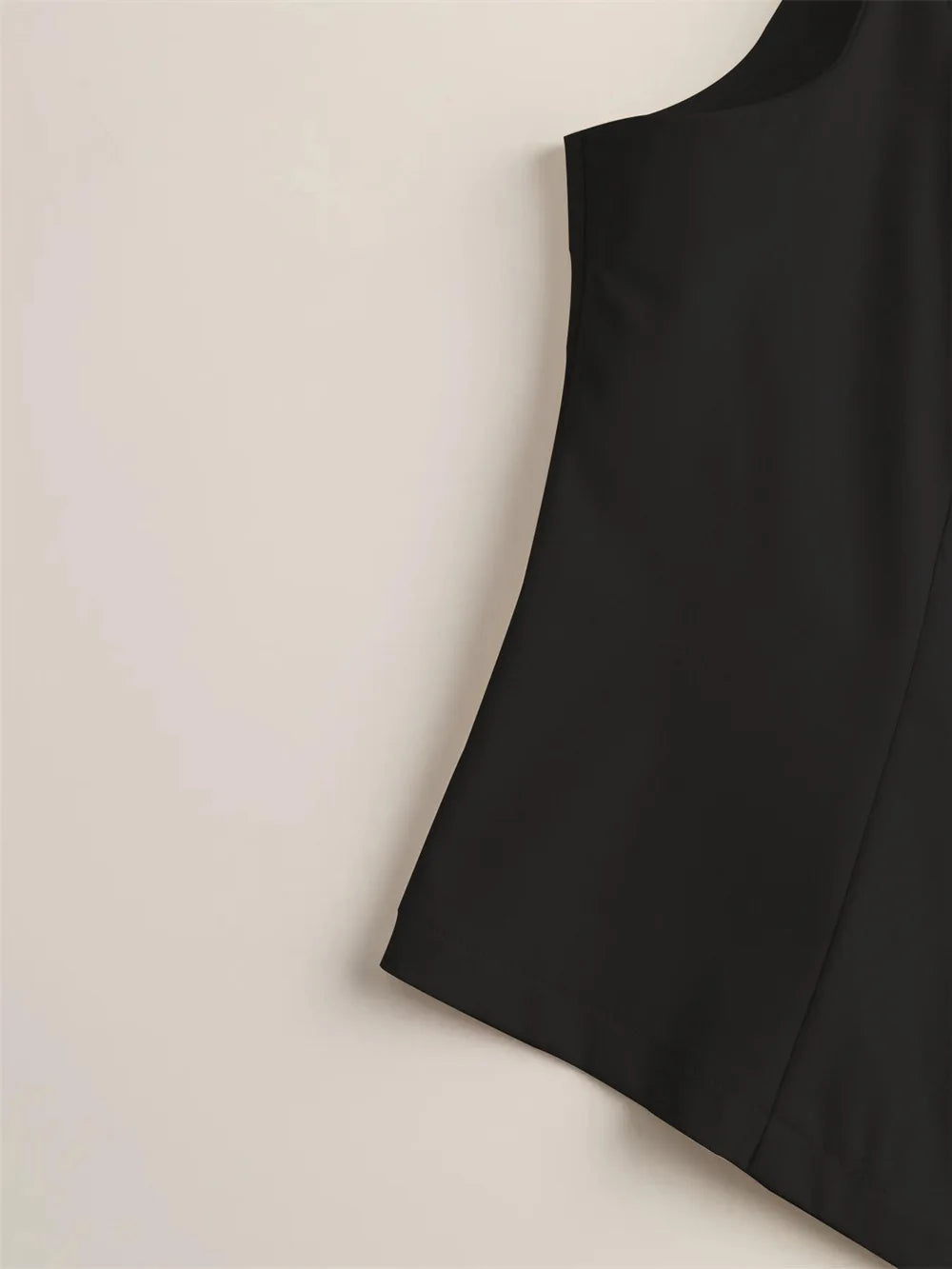 V-Neck Single-Breasted Slim Vest