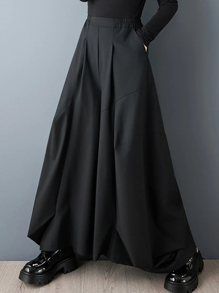 Vintage Oversized Wide-Leg Trousers