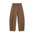 Wide Leg Pleated Trousers