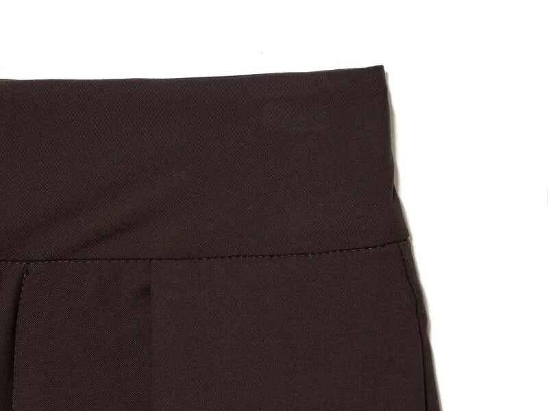 Wide Leg Pleated Trousers
