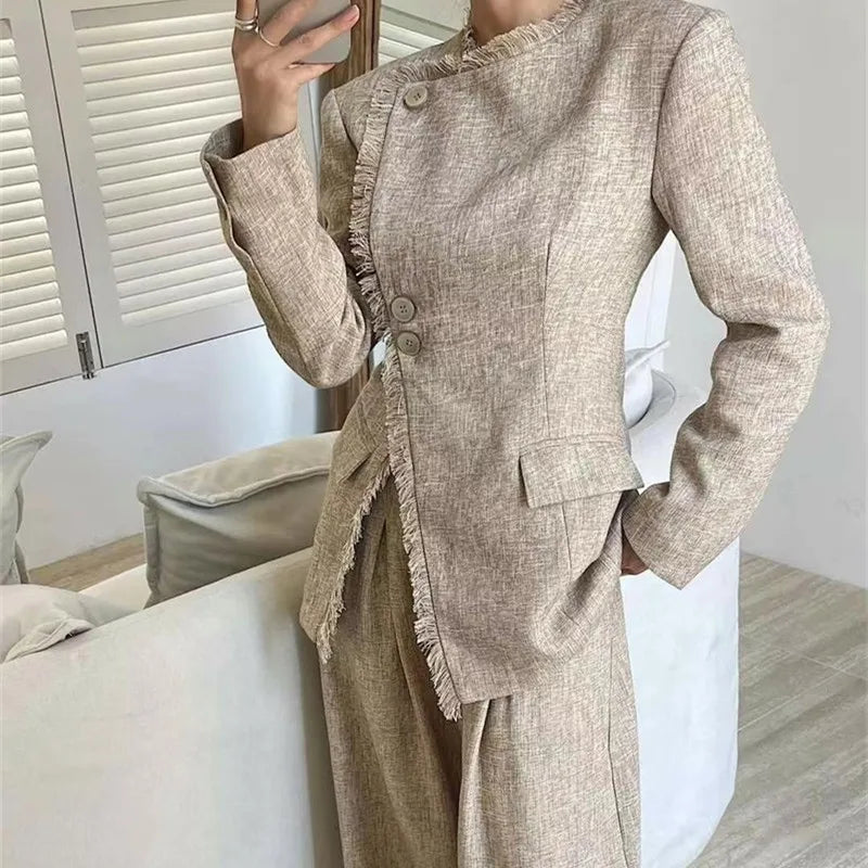 Fringed Jacket & Trousers Set