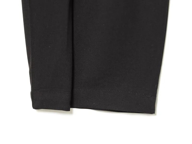 Wide Leg Pleated Trousers