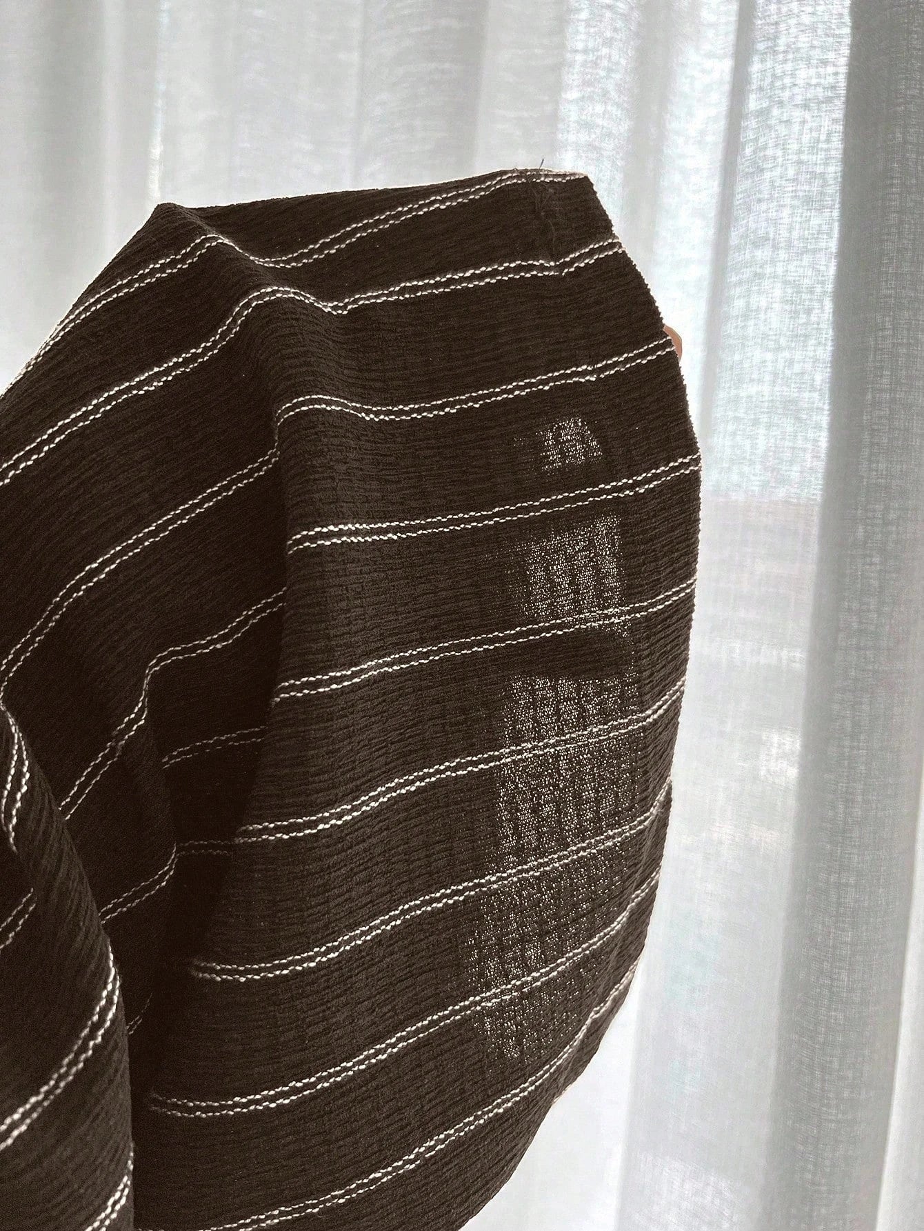 High Waist Striped Wide Leg Pants