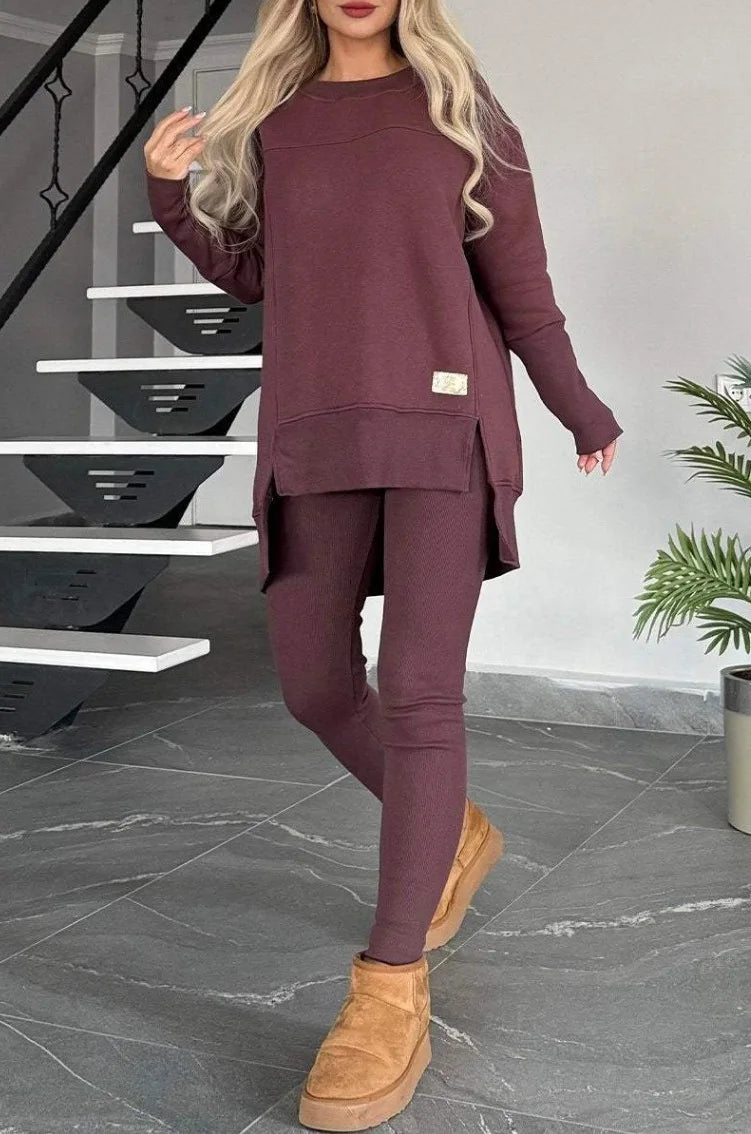 Hoodie & Slim-Leg Trousers Set