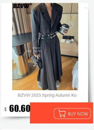 V-Neck Gathered Blazer & Wide-Leg Trousers Set