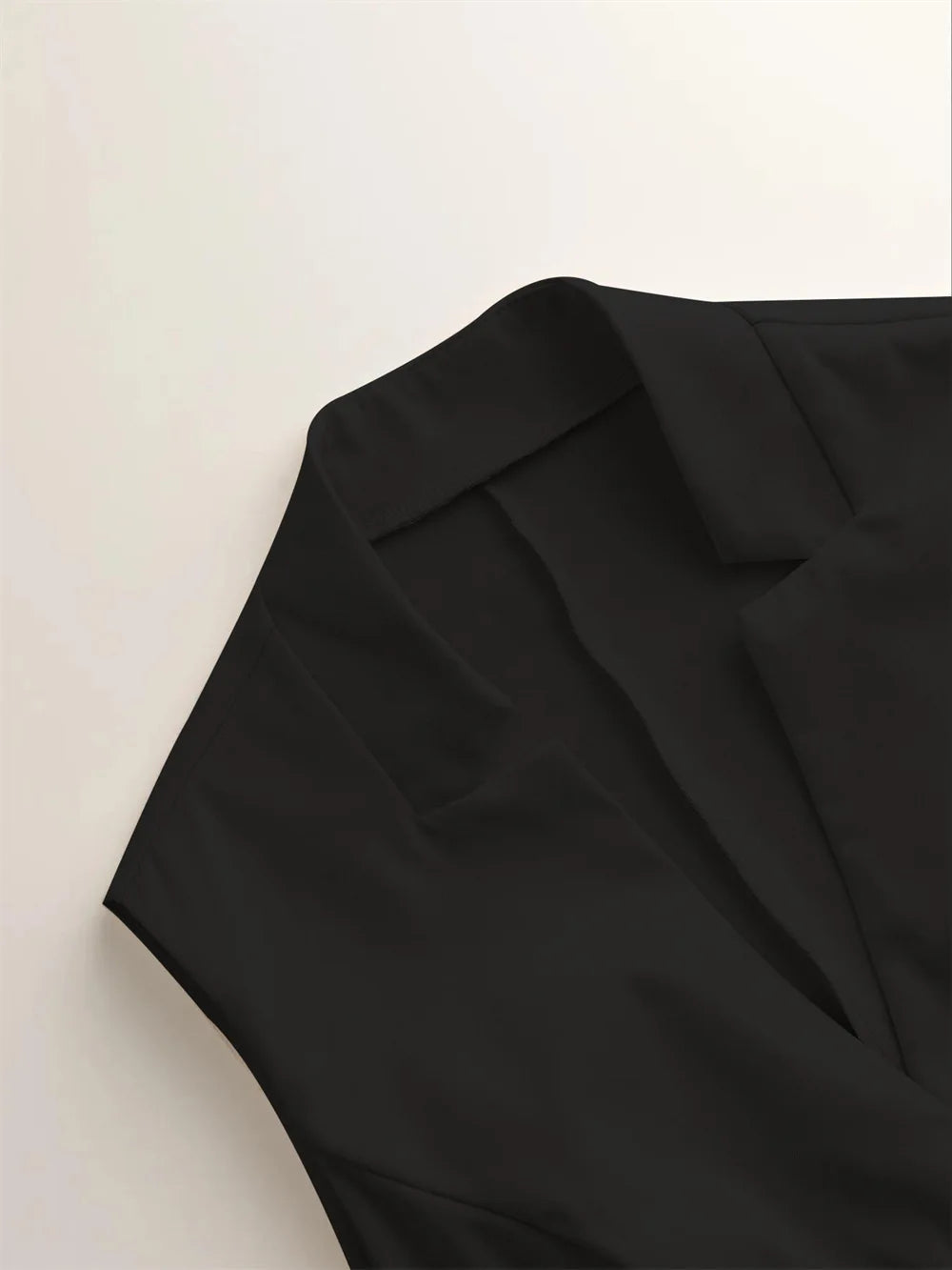 V-Neck Single-Breasted Slim Vest