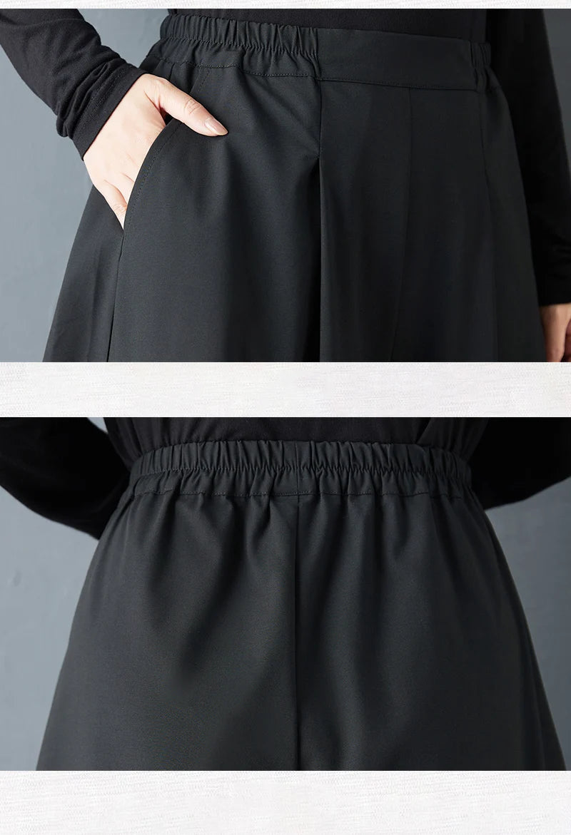 Vintage Oversized Wide-Leg Trousers
