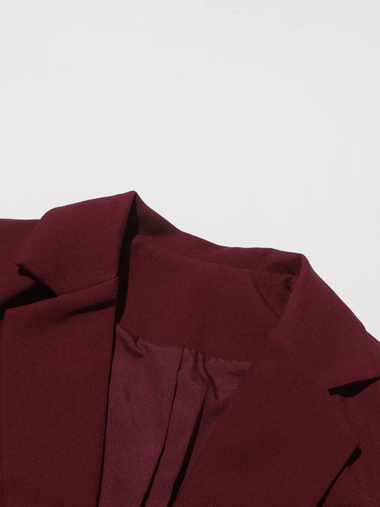 Scarf Collar Patchwork Jacket