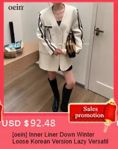 Double-Breasted Lapel Blazer