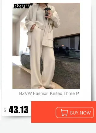 V-Neck Gathered Blazer & Wide-Leg Trousers Set
