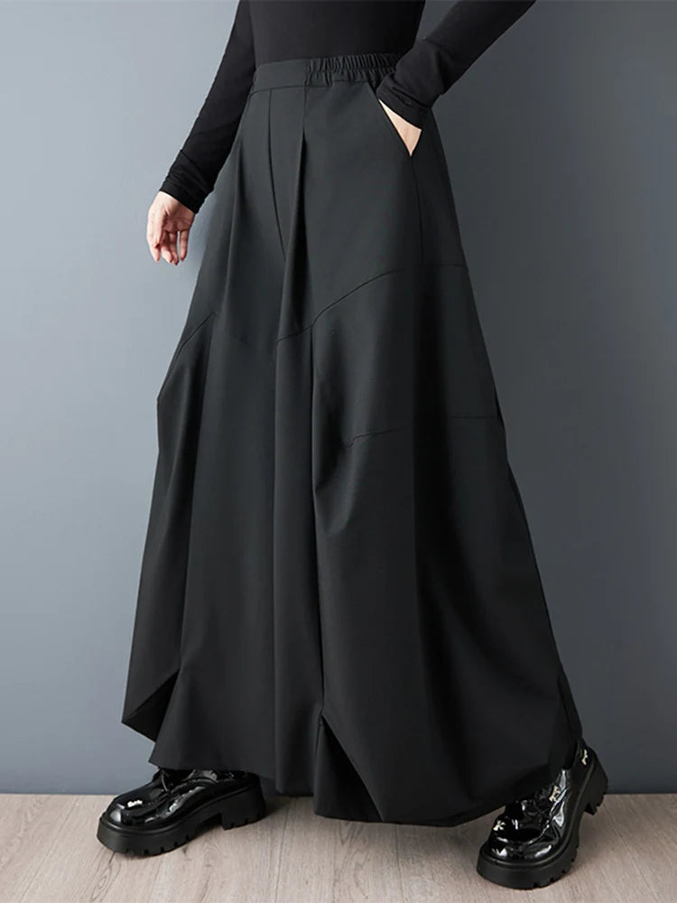 Vintage Oversized Wide-Leg Trousers