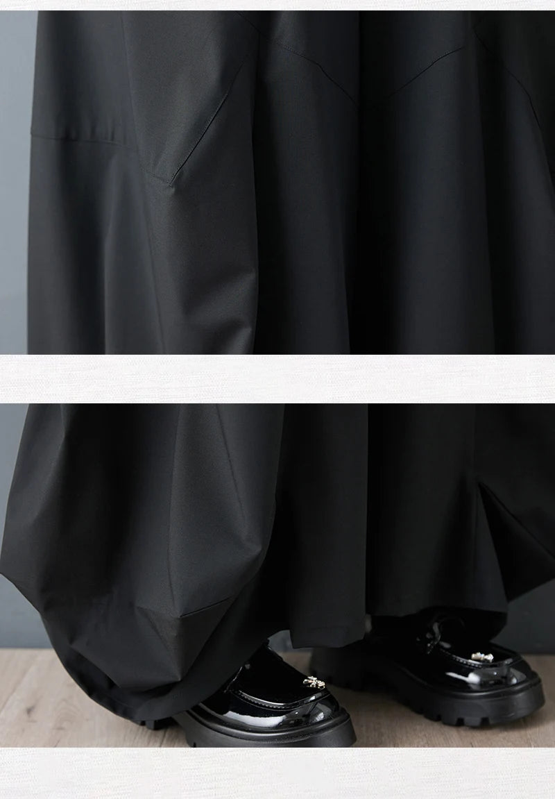 Vintage Oversized Wide-Leg Trousers