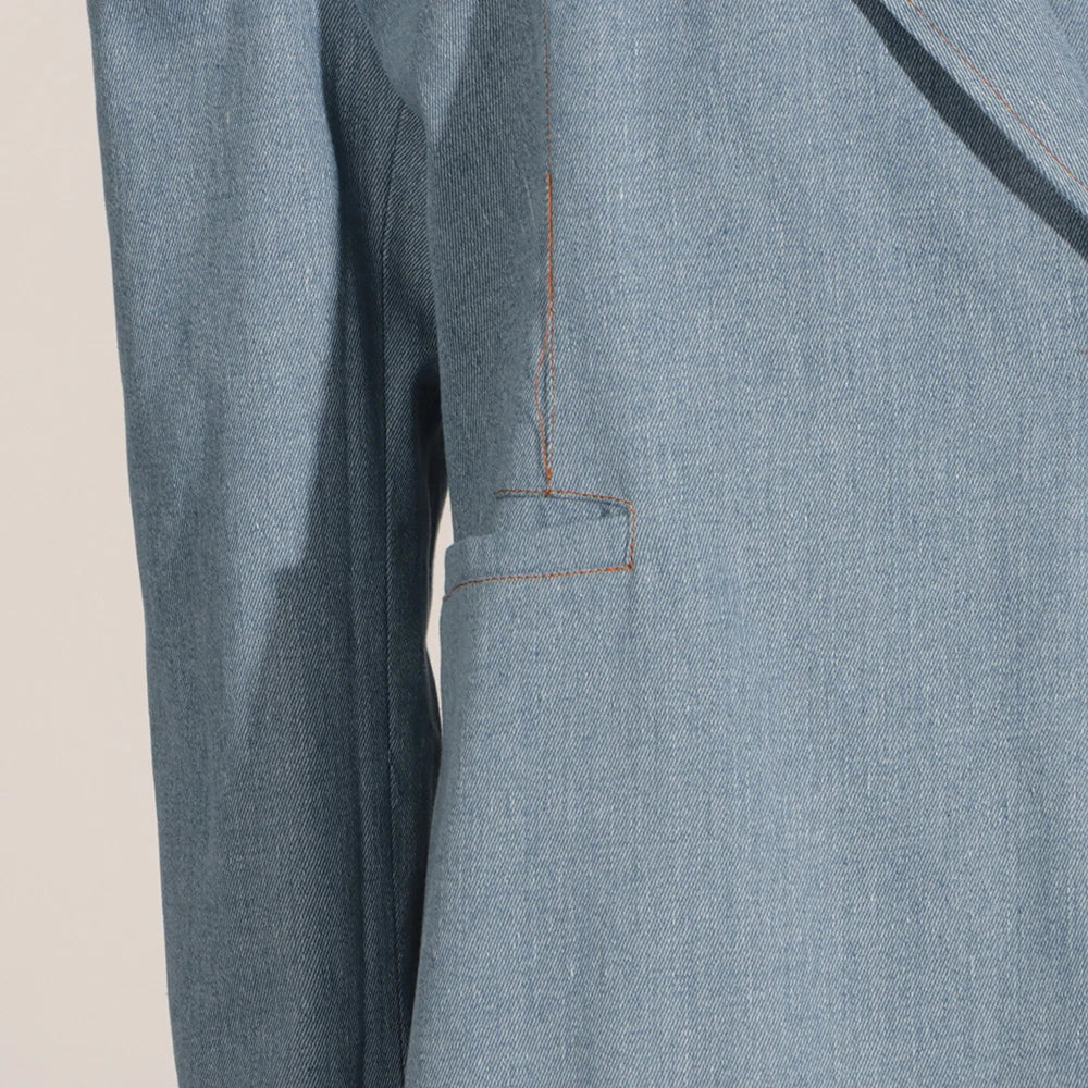 Minimalist Lapel Button Jacket