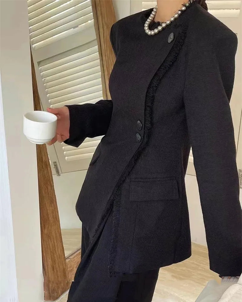 Fringed Jacket & Trousers Set