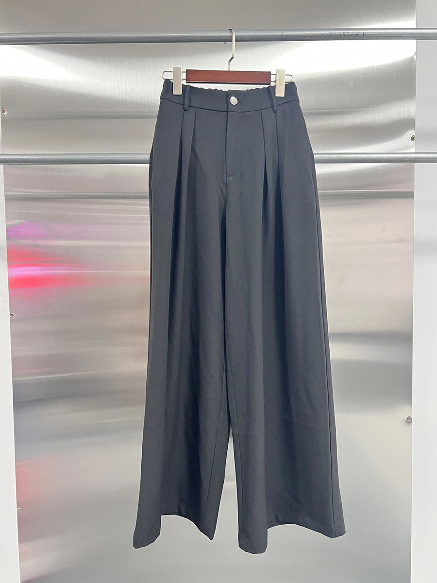 Belted Coat & Cargo Trousers Set