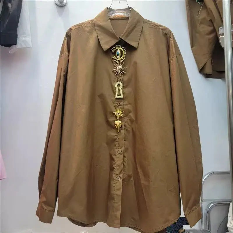 Cotton Long Sleeve Chic Blouse