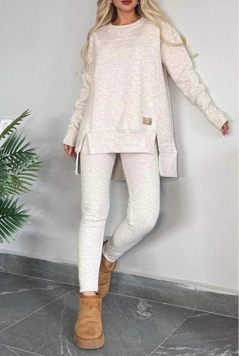 Hoodie & Slim-Leg Trousers Set
