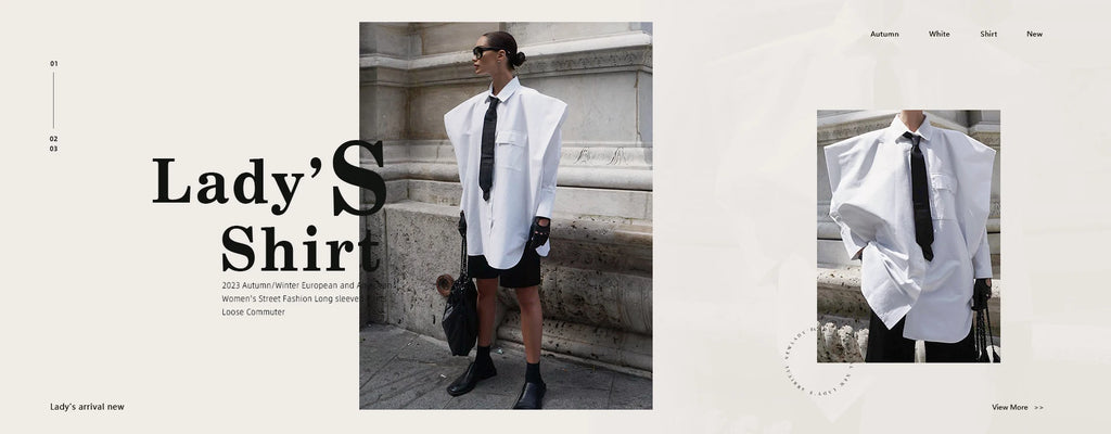 Lapel Shirt & High-Waist Trousers Set