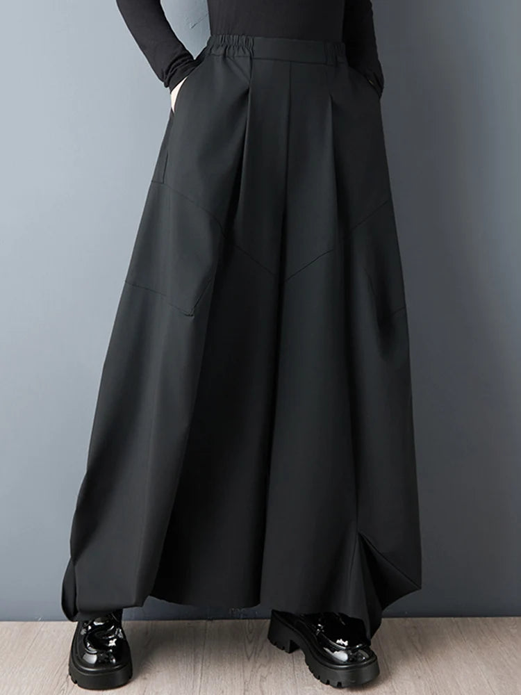 Vintage Oversized Wide-Leg Trousers