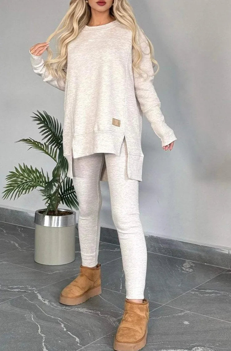 Hoodie & Slim-Leg Trousers Set