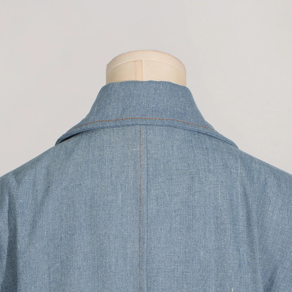 Minimalist Lapel Button Jacket