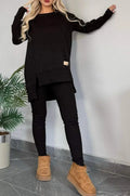 Hoodie & Slim-Leg Trousers Set