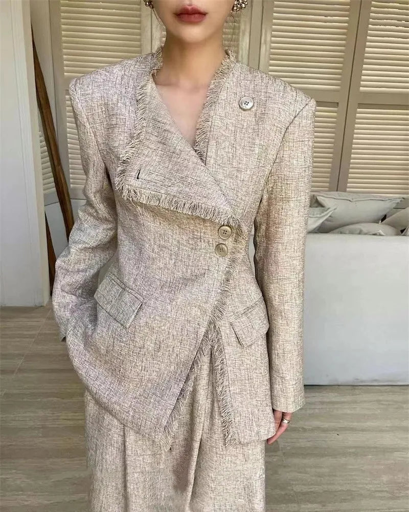Fringed Jacket & Trousers Set