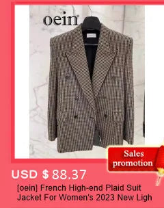 Double-Breasted Lapel Blazer
