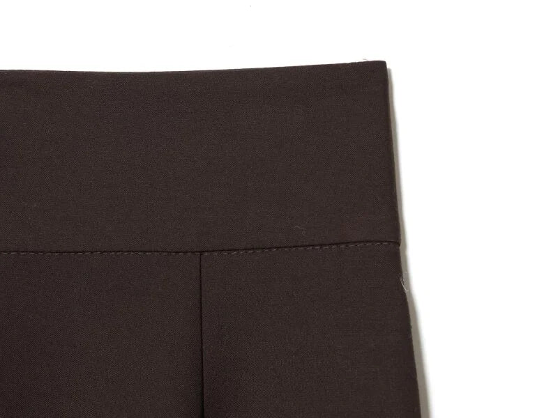 Wide Leg Pleated Trousers