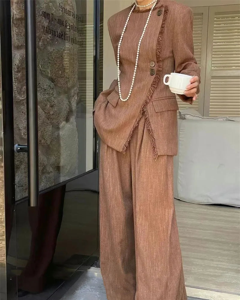 Fringed Jacket & Trousers Set